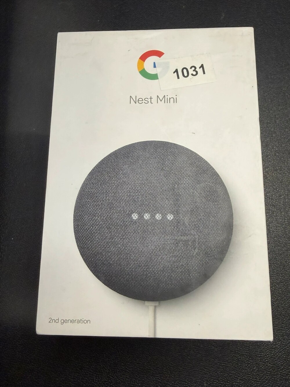Google Nest Mini 2nd Generation Smart Speaker - Charcoal Black (GA00781-US)